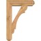 Ekena Millwork Olympic Craftsman Smooth Bracket w/ Offset Brace, Western Red Cedar, 5 1/2"W x 18"D x 26"H BKT0604X18X26OLY04SWR - alternate 3